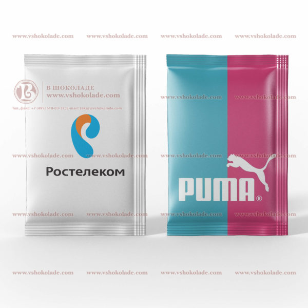 Порционный сахар с логотипом Вашей компании в формате саше - пакетика