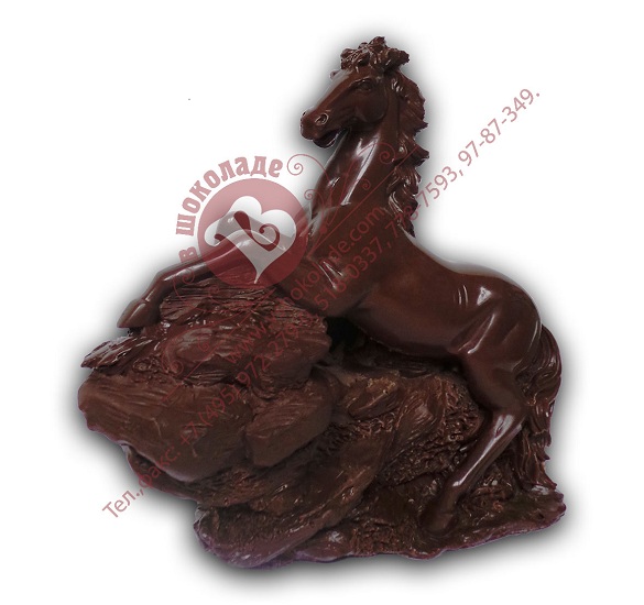 Шоколадная лошадь - символ 2014 года. Шоколадная лошадь л002