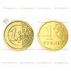 Шоколадная монета, чеканка - монеты рубль и евро