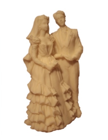 Жених и невеста 1; Размер изделия: 16х9 см