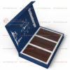 Набор шоколадных плиток с барельефом «Schlumberger» в коробке из переплетного картона