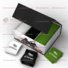 Брендированная VIP коробка из переплетного картона с порционным чаем с логотипом компании